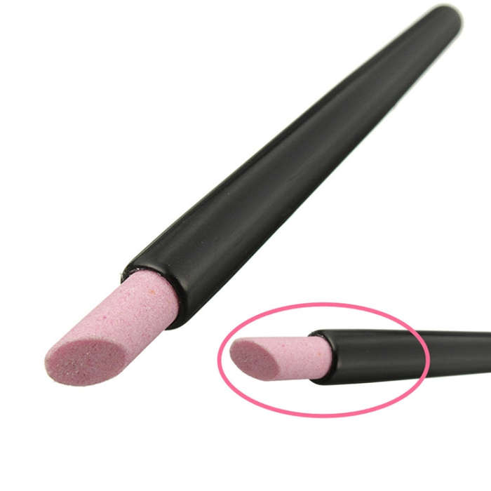 5 PCS Nail Art Simple Grinding Pen Nail Engraving Bluestone Bar Quartz Stone Polishing Pen