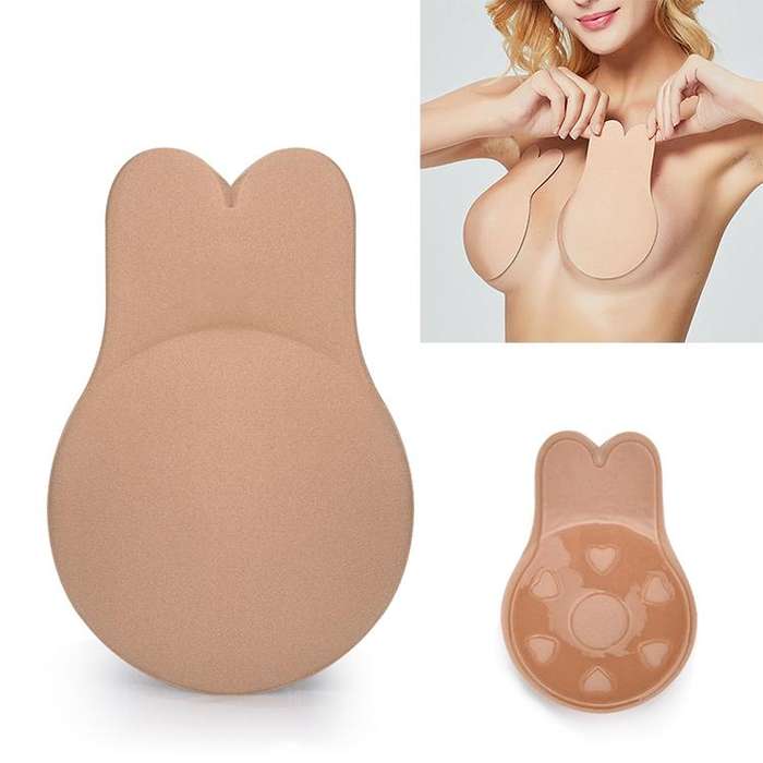 1 Pair Breast Lift Tape Intimates Sexy Underwear Accessories Reusable Silicone Push Up Breast Nip...