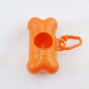 Dog Poop Dispenser Dog Poop Bag Bone Dispenser Case Pet Waste Bags, Pink, Green, Black, Red, Purp...