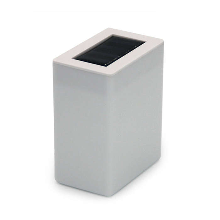 Solar Energy Saving Lamp Outdoor Garden Fence Wall Light, White Light, Warm Light