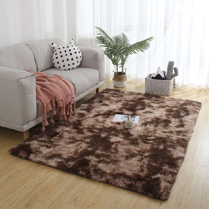 Simple Sofa Bedside Gradient Carpet Living Room Bedroom Mat