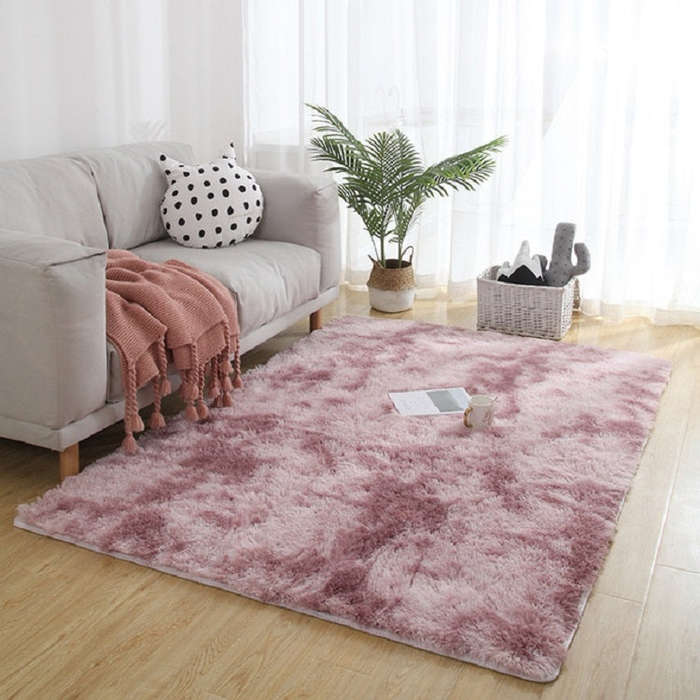 Simple Sofa Bedside Gradient Carpet Living Room Bedroom Mat