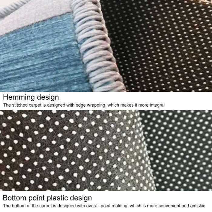 Simple Modern Abstract Lattice Carpets Living Room Bedroom Floor Mat, 40x60cm, 50x80cm, 60x90cm, ...