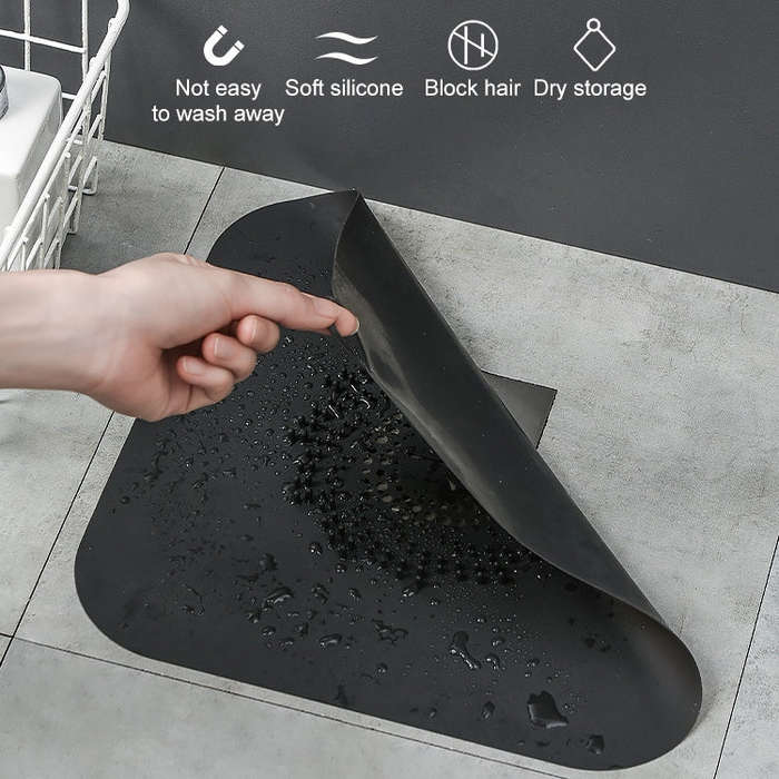 Household Sewer Deodorant Cover Sealing Plug Silicone Toilet Floor Drain Deodorant, Transparent W...