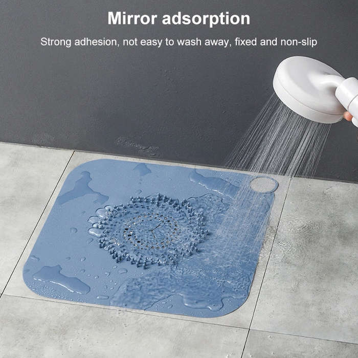 Household Sewer Deodorant Cover Sealing Plug Silicone Toilet Floor Drain Deodorant, Transparent W...