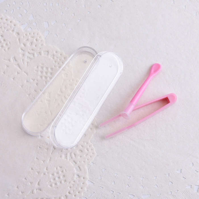 5pcs Portable Contact Lens Special Tweezer and Stick Set Travel Kit
