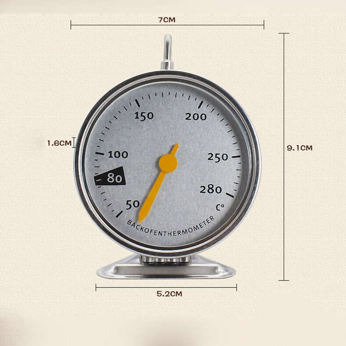 Hanging High Temperature Resistance Stainless Steel Oven Thermometer Kitchen Tools, Hanging Oven ...