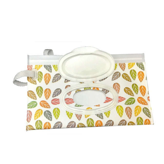 Portable Pouch Clutch Outdoor Carrying Bag Reusable Refillable EVA Towel Slim Paper Wet Wipe Bag,...