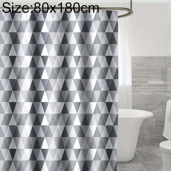 Curtains for Bathroom Waterproof Polyester Fabric Moldproof Bath Curtain, 80x180cm, 80x200cm, 100...