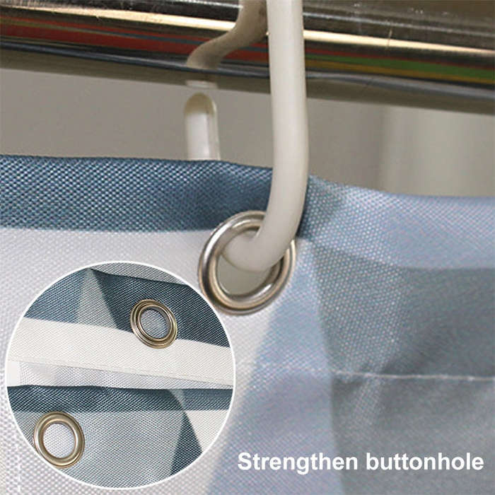 Curtains for Bathroom Waterproof Polyester Fabric Moldproof Bath Curtain, 80x180cm, 80x200cm, 100...