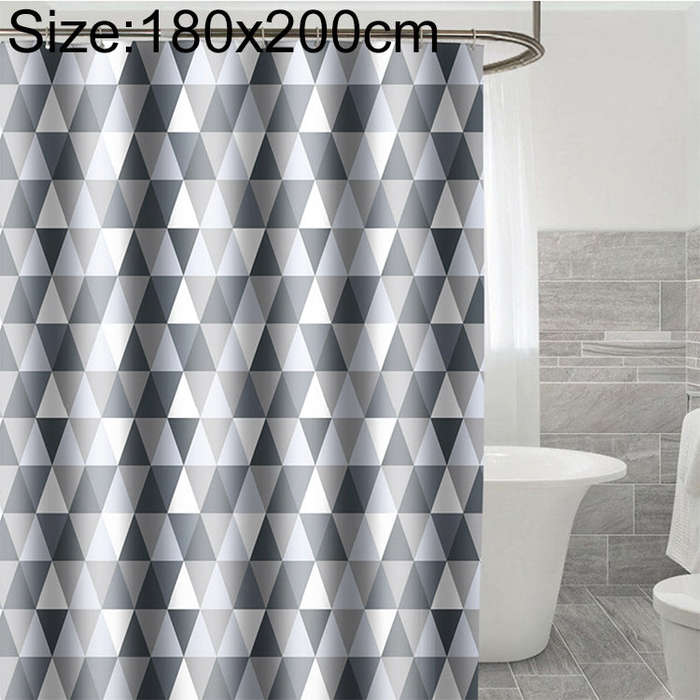 Curtains for Bathroom Waterproof Polyester Fabric Moldproof Bath Curtain, 80x180cm, 80x200cm, 100...