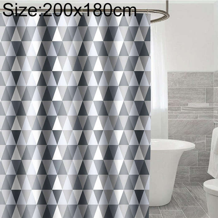 Curtains for Bathroom Waterproof Polyester Fabric Moldproof Bath Curtain, 80x180cm, 80x200cm, 100...