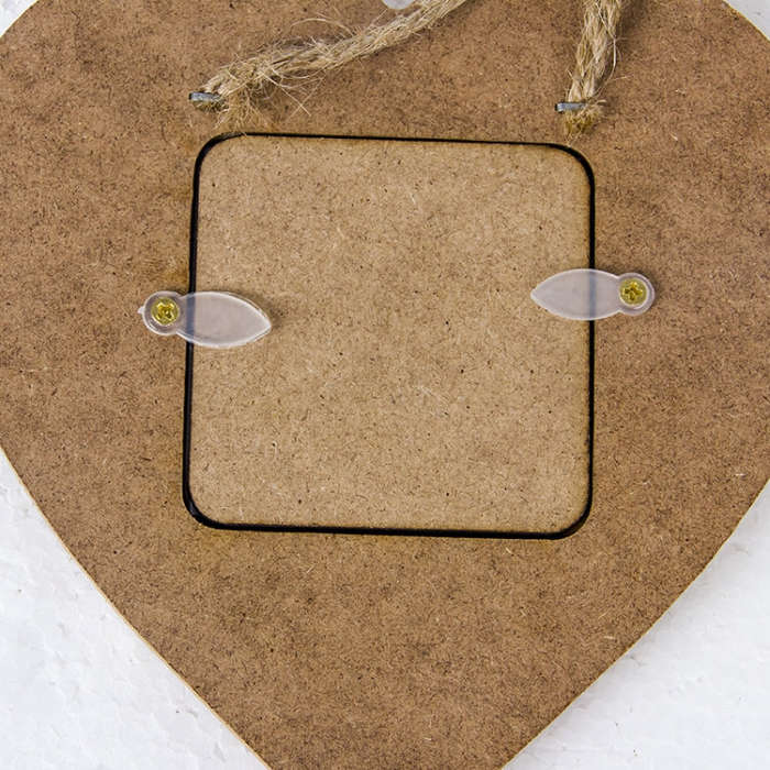 2 PCS Christmas Photo Frame Christmas Creative Photo Frame Pendant Christmas Tree Decoration Pend...
