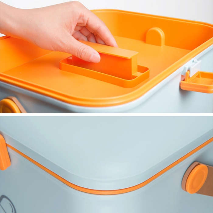 First Aid Kit Handle Medical Box Storage Box Home Use Medicine Organizer Container