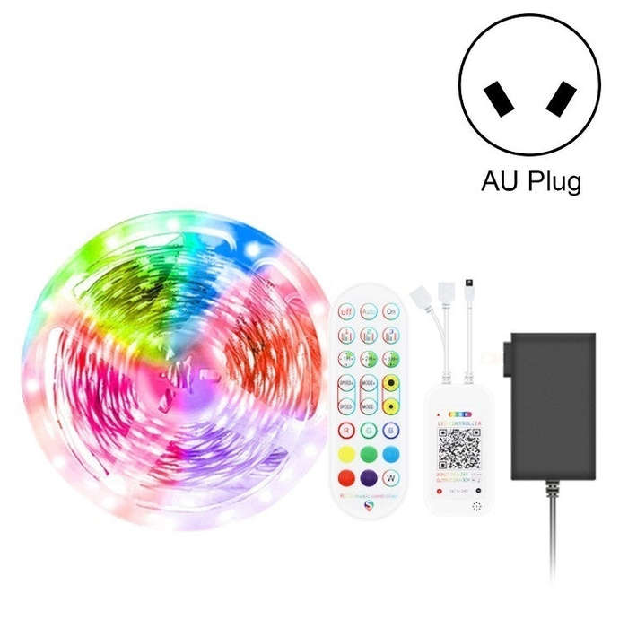 Bluetooth Suit Smart Music Sound Control Light Strip Non-waterproof 5050 RGB Colorful Atmosphere ...
