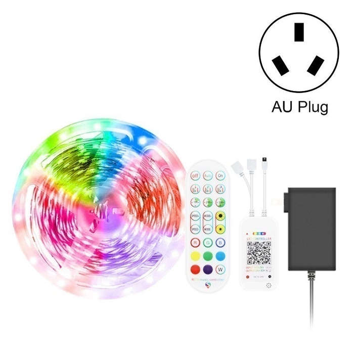 Bluetooth Suit Smart Music Sound Control Light Strip Non-waterproof 5050 RGB Colorful Atmosphere ...