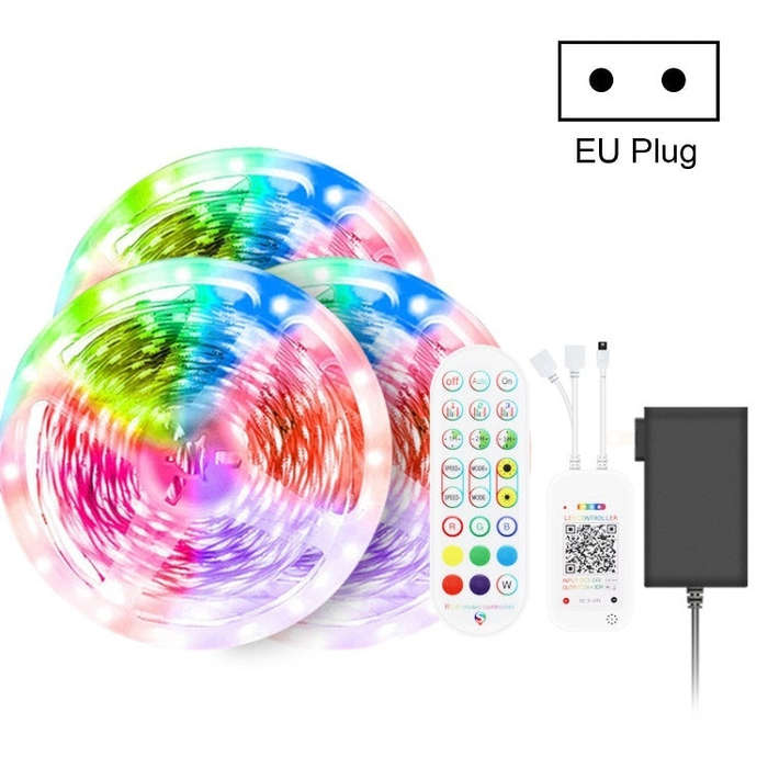 Bluetooth Suit Smart Music Sound Control Light Strip Non-waterproof 5050 RGB Colorful Atmosphere ...
