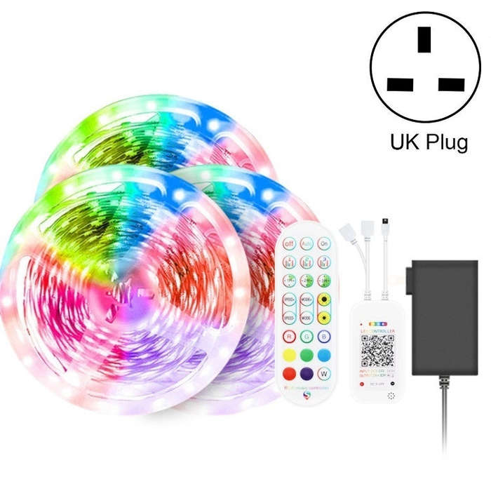 Bluetooth Suit Smart Music Sound Control Light Strip Non-waterproof 5050 RGB Colorful Atmosphere ...
