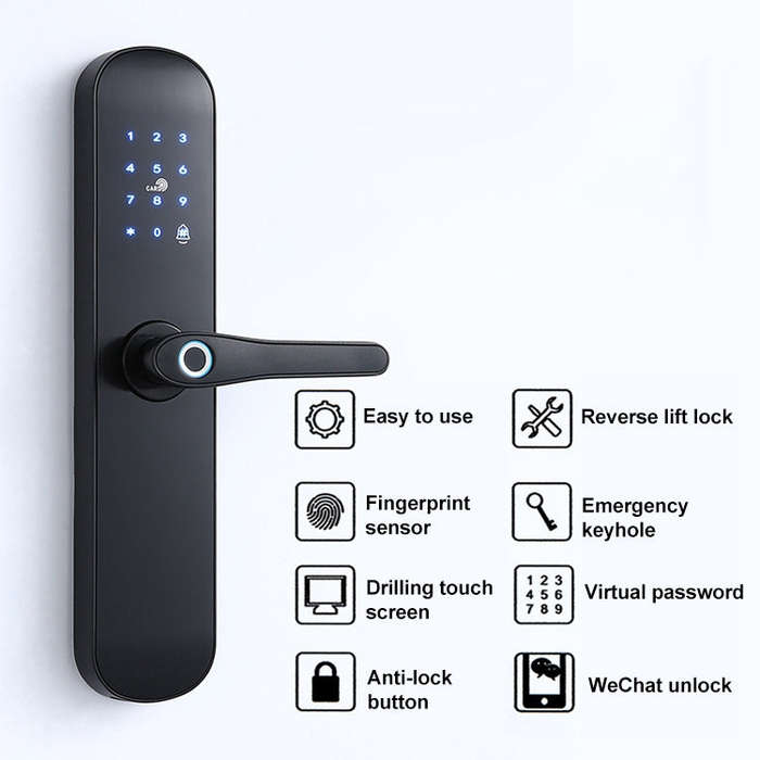 S011M Multi-functional Automatic Fingerprint Lock Hotel Apartment Intelligent Electronic Swipe Pa...