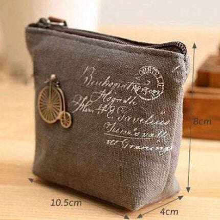 Vintage Mini Coin Purse Pouch Bag Holders Gift Wallets Classic Nostalgic Storage Bag