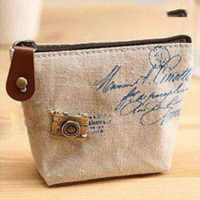 Vintage Mini Coin Purse Pouch Bag Holders Gift Wallets Classic Nostalgic Storage Bag