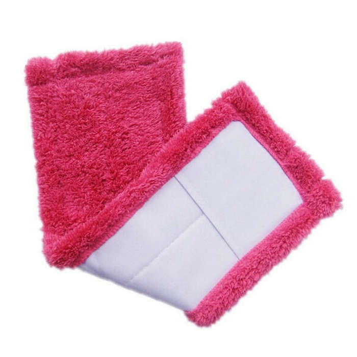 Coral Flannel Head  Padded Flat Replacement Household Company Cleaning Mop Cloth Rag