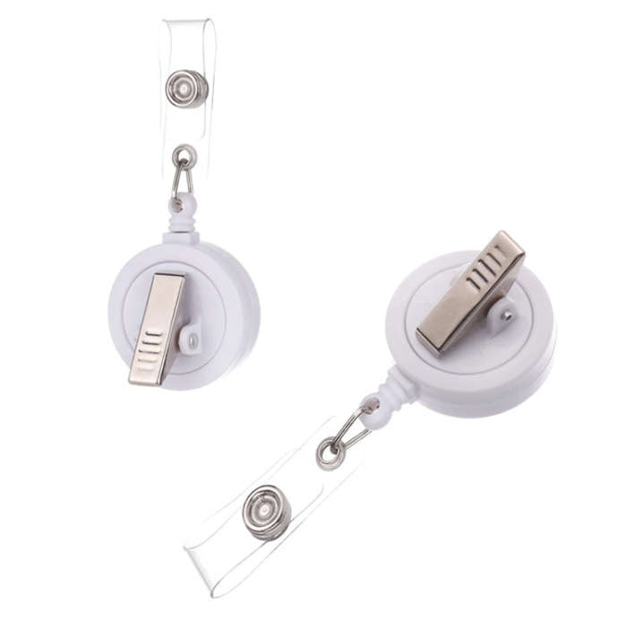 2 PCS Night Starry Sky Marble Crack Puller Retractable Buckle Lanyard Business Key Buckle Card Ho...