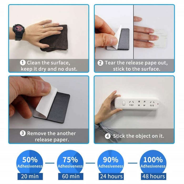 Square EVA Foam Double-sided Adhesive High-viscosity Sponge Sticker, 300 PCS 15x15x1.5mm, 300 PCS...