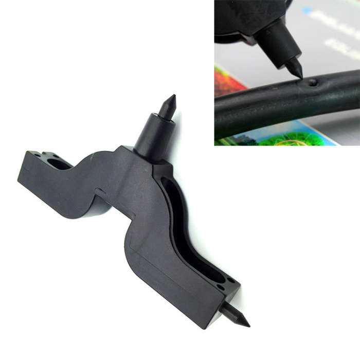 2 PCS Dripper PE Pipe Mountain-shaped Hole Punch Garden Irrigation Opening
