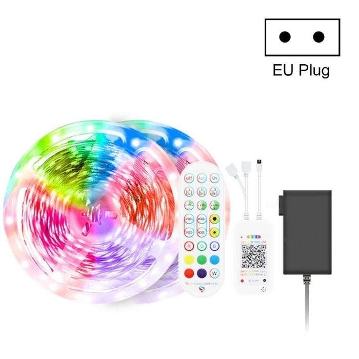 Bluetooth Suit Smart Music Sound Control Light Strip Waterproof 5050 RGB Colorful Atmosphere LED ...