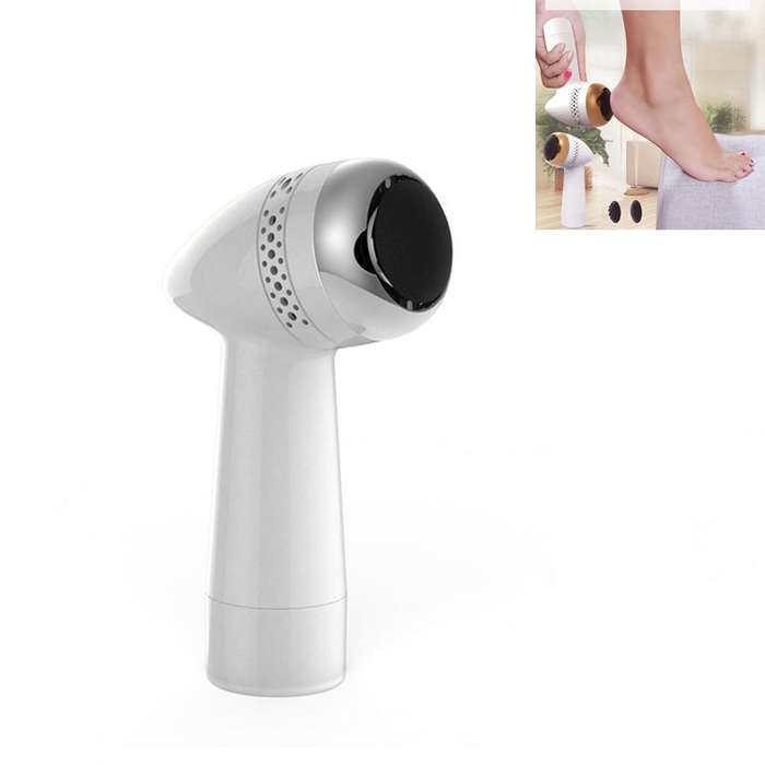 Electric Rechargeable Foot Peeling and Calluses Automatic Vacuum Grinding Foot Pedicure, 1200mAh,...