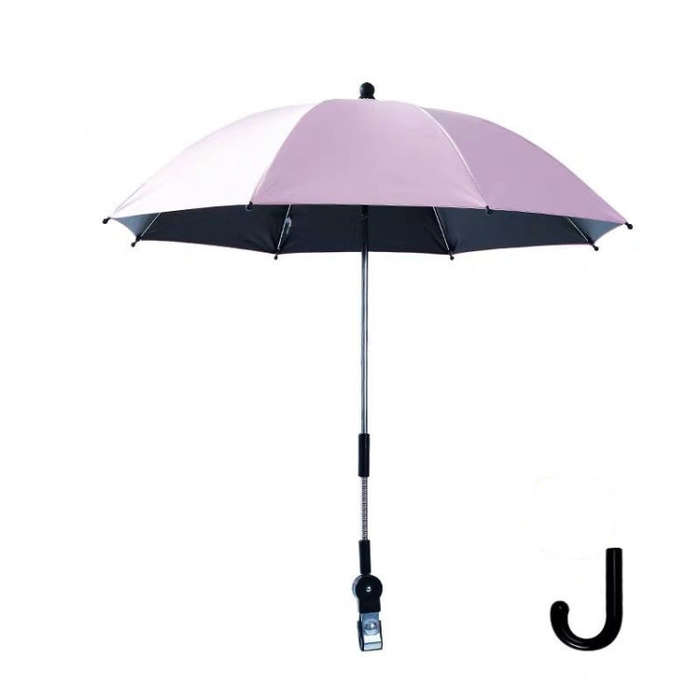 Stroller Universal Stroller Umbrella Sliding Baby Artifact Vinyl Anti-UV Universal Clip Sun And R...