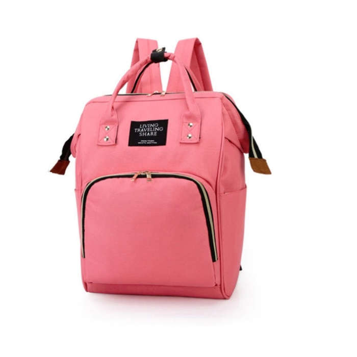Mummy Bag Large Capacity Multifunctional Backpack Waterproof Baby Bottle Diaper Bag, Red, Green, ...