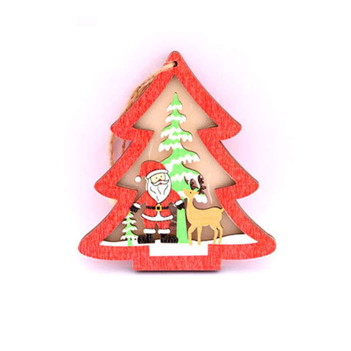Christmas Decorations Christmas Tree Luminous Pendant, Christmas Tree, Christmas Balls, Car, CarF...