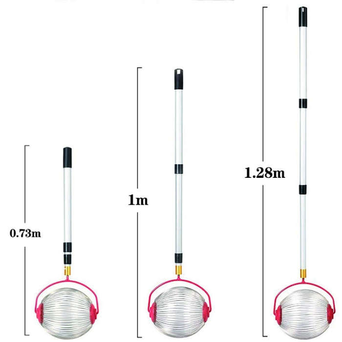 Garden Tools Nut Collector Fruit Picker Picking Walnut Picking Chestnut Picker, Telescopic Rod+Sm...