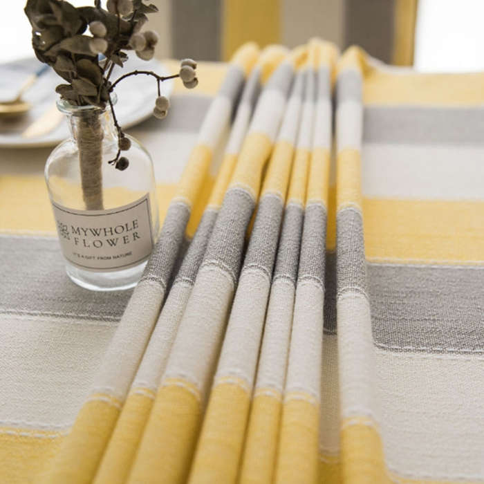 Cover Cloth Towel For The Rectangular Striped Coffee Table Round Table Dining Table, 60x60cm, 90x...