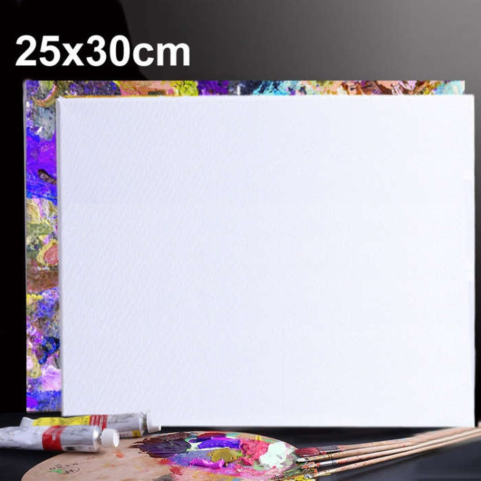 Oil Acrylic Paint White Blank Square Artist Canvas Wooden Board Frame, Board Frame, 15x15cm, Boar...