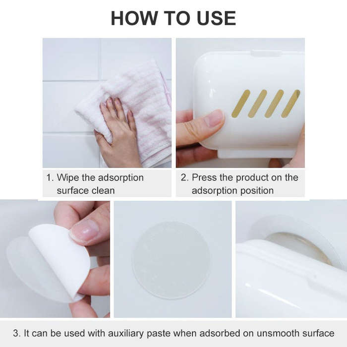 5 PCS Cute Smiley Suction Cup Hanging Toothbrush Holder Plastic Small Person Teeth Holder, Cute S...