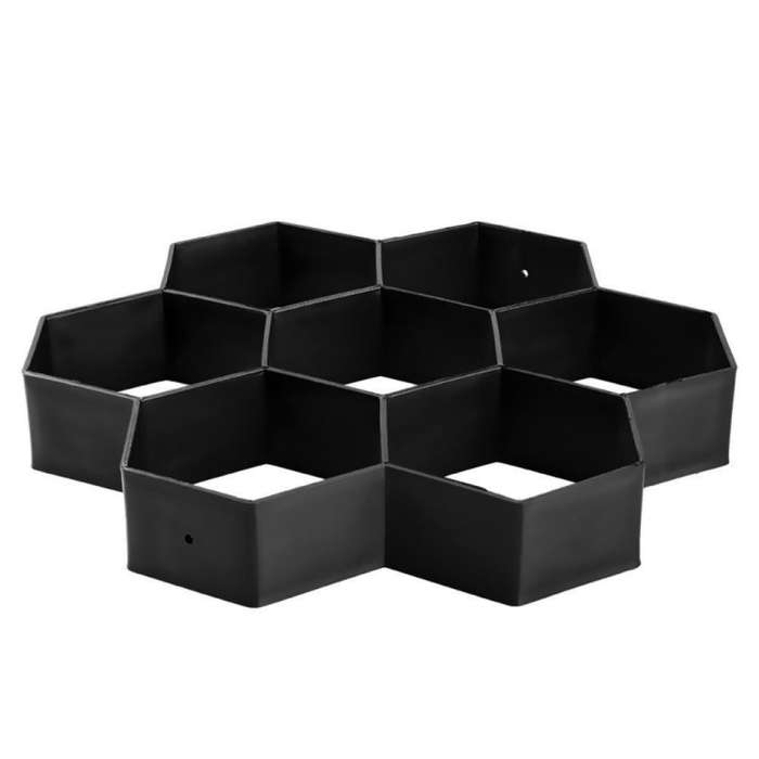 Plastic Floor Mold Ultralight DIY Garden Paving Hexagonal Fancy Mould, Paving Hexagonal Fancy Mould