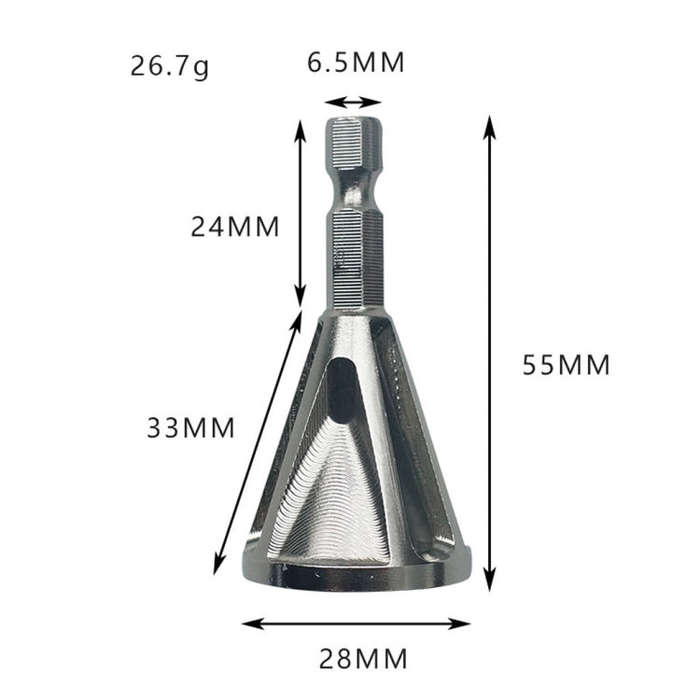 Stainless Steel Deburring External Chamfer Tool High Strength Hardness Drill Bit Remove Burr Hexa...
