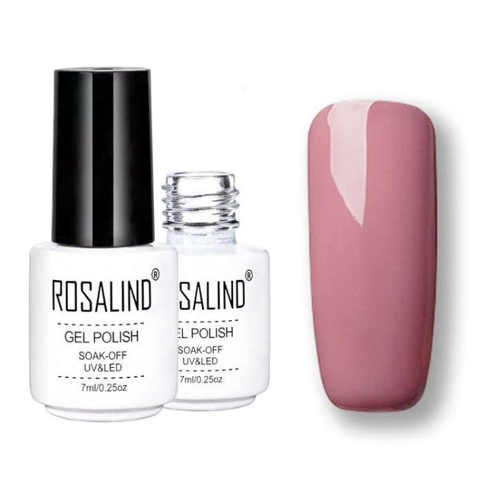 ROSALIND Gel Polish Set UV Semi Permanent Primer Top Coat Poly Gel Varnish Nail Art Manicure Gel,...