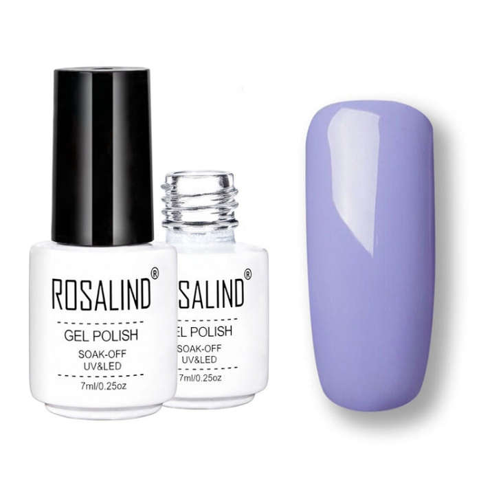 ROSALIND Gel Polish Set UV Semi Permanent Primer Top Coat Poly Gel Varnish Nail Art Manicure Gel,...