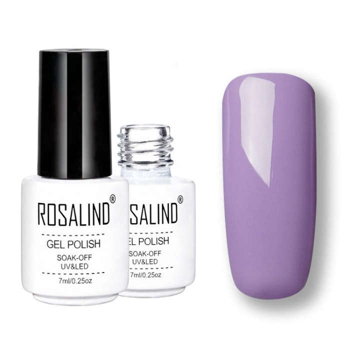 ROSALIND Gel Polish Set UV Semi Permanent Primer Top Coat Poly Gel Varnish Nail Art Manicure Gel,...