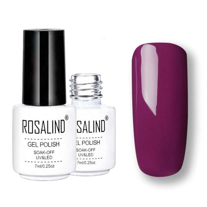 ROSALIND Gel Polish Set UV Semi Permanent Primer Top Coat Poly Gel Varnish Nail Art Manicure Gel,...