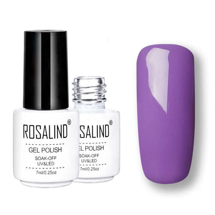 ROSALIND Gel Polish Set UV Semi Permanent Primer Top Coat Poly Gel Varnish Nail Art Manicure Gel,...