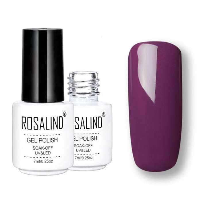ROSALIND Gel Polish Set UV Semi Permanent Primer Top Coat Poly Gel Varnish Nail Art Manicure Gel,...
