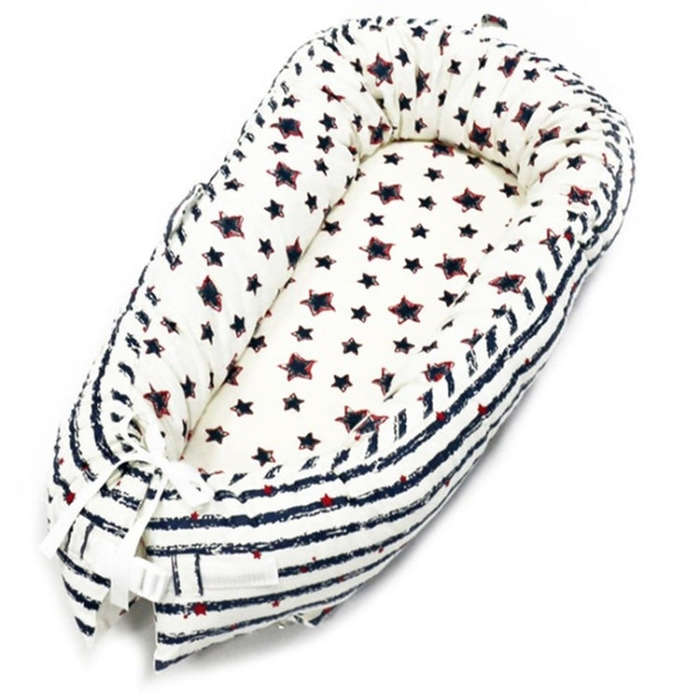 Baby Nest Bed Crib Portable Removable and Washable Crib Travel Bed Cotton Cradle for Children Inf...