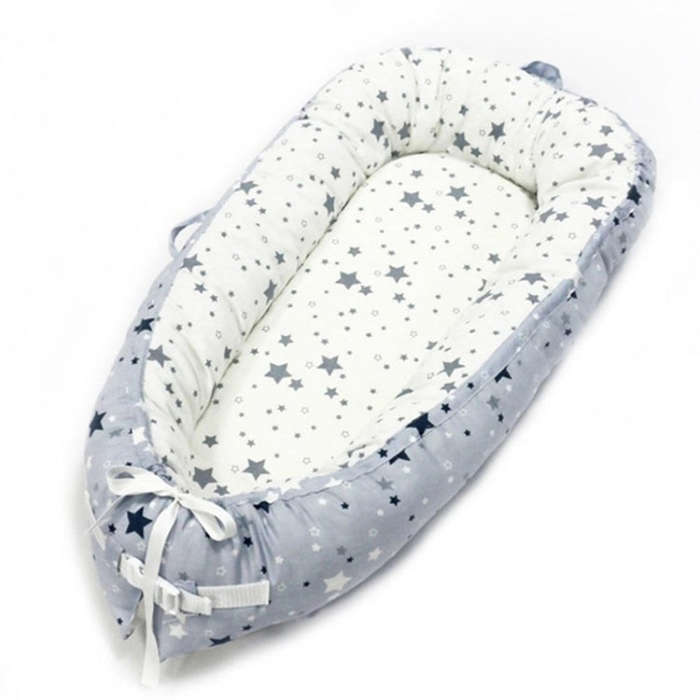 Baby Nest Bed Crib Portable Removable and Washable Crib Travel Bed Cotton Cradle for Children Inf...