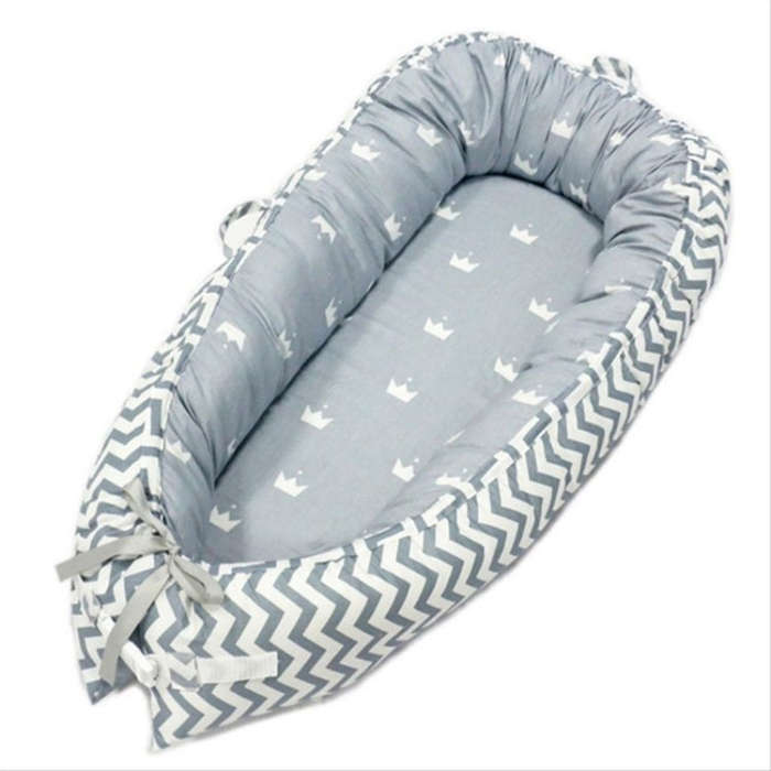 Baby Nest Bed Crib Portable Removable and Washable Crib Travel Bed Cotton Cradle for Children Inf...