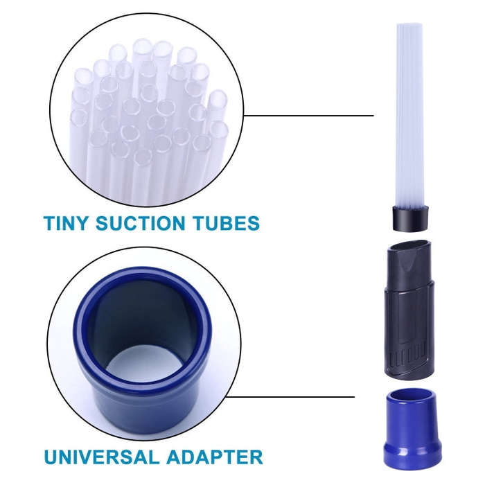 Dust Cleaner Household Straw Tubes Dust Brush Remover Portable Universal Vacuum Tools Attachment ...